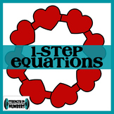 1-Step Equations Valentine's Day Self Checking Heart Wreat