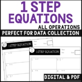 1 Step Equation Data Collection