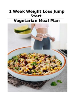 Preview of 1 Week Weight Loss Jump Start Meal Plan