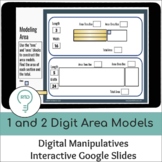 1 and 2 Digit Area Models | Digital Visual Models