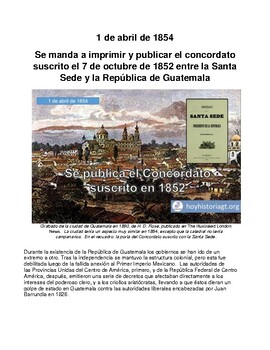 1 de abril de 1854: se publica el concordato entre Guatemala y la Santa ...