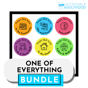 Preview of Life Skills Activities BUNDLE-Practical Independent Living-Accessible Adulthood