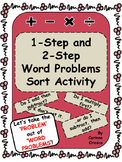 1-step and 2-step Word Problem Sort Activity - 3rd Grade