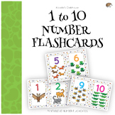 1 to 10 number flashcards
