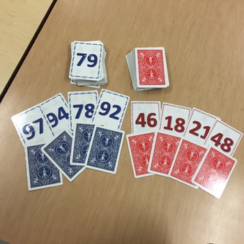 Preview of 1 to 50 Number Cards