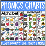 Alphabet and Phonics Desk Charts