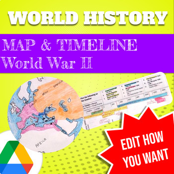 Results for world war 2 timeline map | TPT