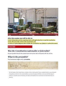 Preview of 10.4 - The Constitution