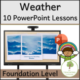 Weather Unit - 10 Weather PowerPoint Lessons for Kindergarten