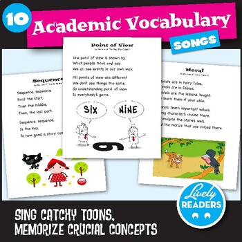 Preview of 10 Free Academic Vocabulary Songs