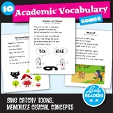 10 Free Academic Vocabulary Songs