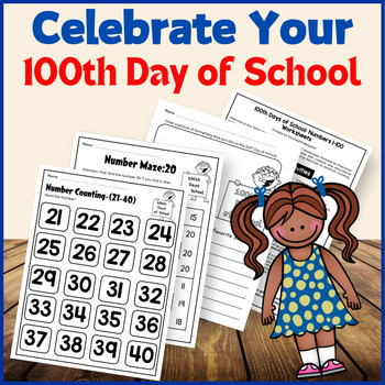 Preview of 10 Activities to Celebrate Your Preschool, K, 1st 100th Day of School — No Prep.