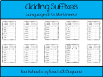 10 adding suffixes printable worksheets in pdf file kdg 2nd grade ela