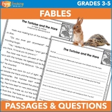 Aesop's Fables Reading Comprehension Passages and Question