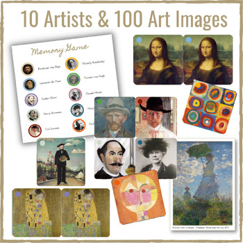 Preview of 10 Artists & Their 100 Famous Masterpieces