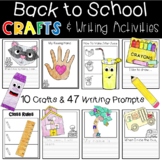 10 Back to School Crafts and 47 Writing Activities Book Co