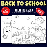10+ Back to school Coloring Pages Sheets - Fun August Sept