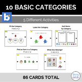 10 Basic Categories Boom Cards™