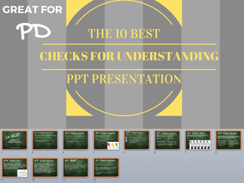 Preview of 10 Best Checks for Understanding