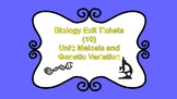 10 Biology Exit Tickets: Meiosis and Genetic Variation