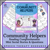 10 COMMUNITY HELPERS -  Reading Comprehension Career Educa