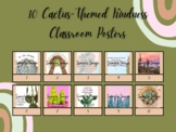 10 Cactus-Themed Digital Download Kindness Quote Classroom
