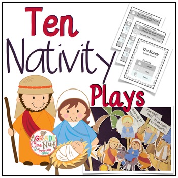 10 Christmas Nativity Plays {Reader's Theater) by A Grade One Nut