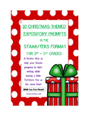 10 Christmas-Themed Expository Writing Prompts (STAAR/TEKS