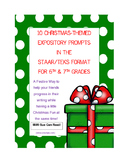 10 Christmas-Themed Expository Writing Prompts (STAAR/TEKS