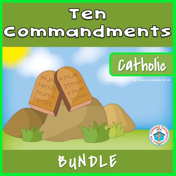 Preview of 10 Commandments BUNDLE - Catholic
