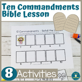 10 Commandments Bible Lesson Hands-On Activities to Learn 