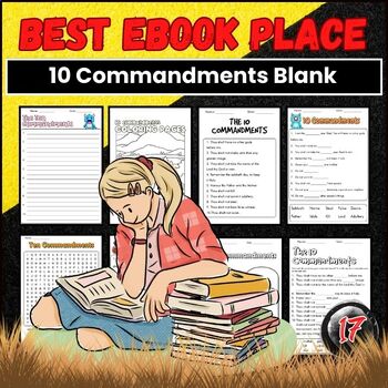 Preview of 10 Commandments Blank Worksheet