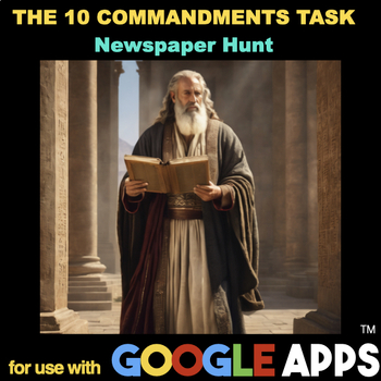 Preview of 10 Commandments Information Organizer and Task
