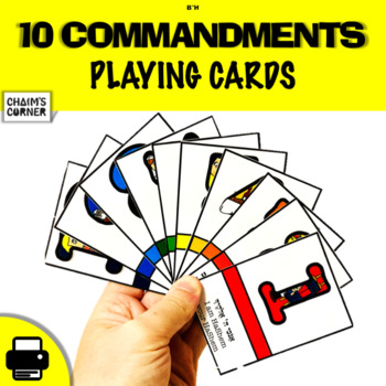 Preview of 10 Commandments Playing Cards