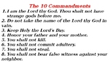 10 Commandments Project