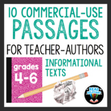 10 Commercial Use Passages for Teacher-Authors