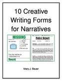10 Creative Writing Forms for Narrative