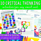 10 Critical Thinking Activities for Any Novel: Part 2 – DI