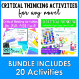 10 Critical Thinking Activities for Any Novel: Parts 1 and