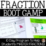 10 Day FRACTION Boot Camp- Standardized Test Prep