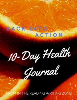 Preview of 10-Day Health Journal: Track & Boost Fitness, Diet & Sleep - DISTANCE LEARNING