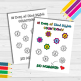 10 Days of Dhul Hijjah Countdown Calendar for Dhu al-Hijja Month