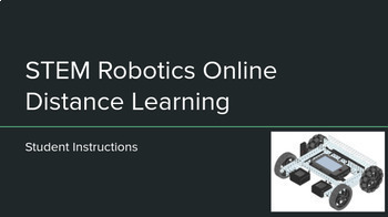 Preview of Distance Learning STEM 3D Design a Robot (VEX) TEN DAYS!