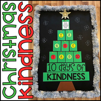 Fascinating christmas bulletin board ideas 10 Days Of Kindness Christmas Bulletin Board Idea By My Teaching Pal