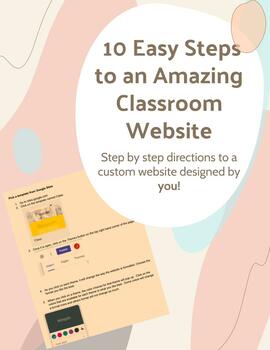 Preview of 10 Days to an Amazing Classroom Website!