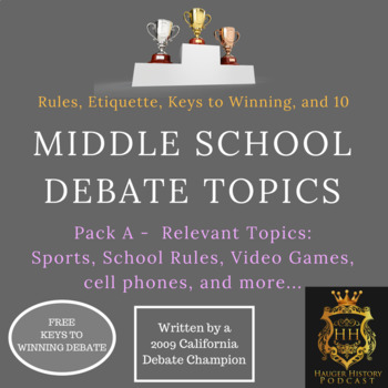 controversial topics for middle schoolers