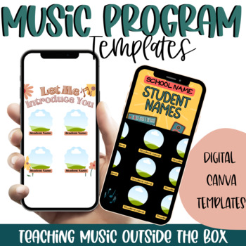 Preview of 10 Digital Concert Program Templates - Music Programs
