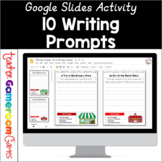 10 Digital Writing Prompts Google Activity