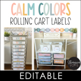 10 Drawer Cart and Essex Rolling Cart Labels Editable
