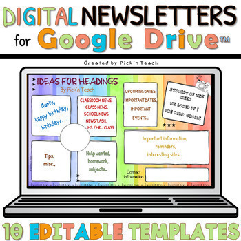 google docs newsletter template for teachers